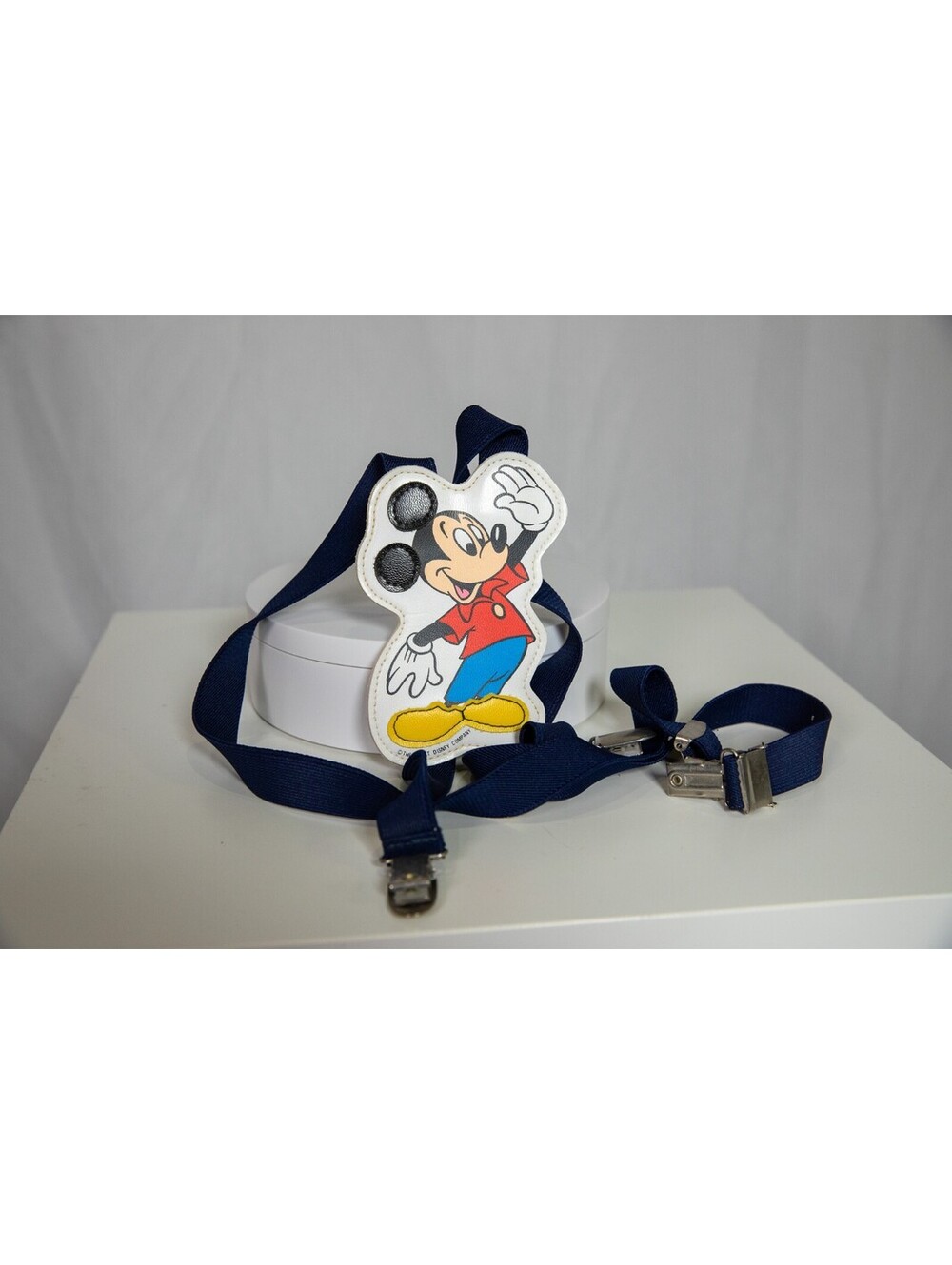 Mickey Mouse Suspenders Walt Disney Company Adjustable Straps 1980s